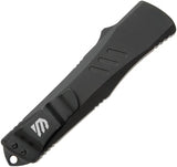 Blackhawk OTF Knife Auto Send It Black BHSI101BK Durable D2 Tanto With Black DLC Blade For EDC Enthusiasts by Blackhawk