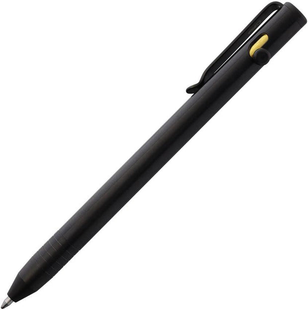 Big Idea Design Slim Bolt Action Pen Ti Black 850040735154 by Big Idea Design