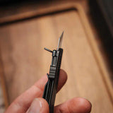 Big Idea Design TPT Slide EZ Pocket Tool Titanium Black For EDC Enthusiasts Bottle Opener Pry Bar Flat Head Hex Driver by Big Idea Design