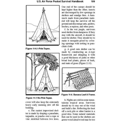 US Air Force Pocket Survival Handbook By Jay McCullough For Cadets And Outdoor Adventurers by Books