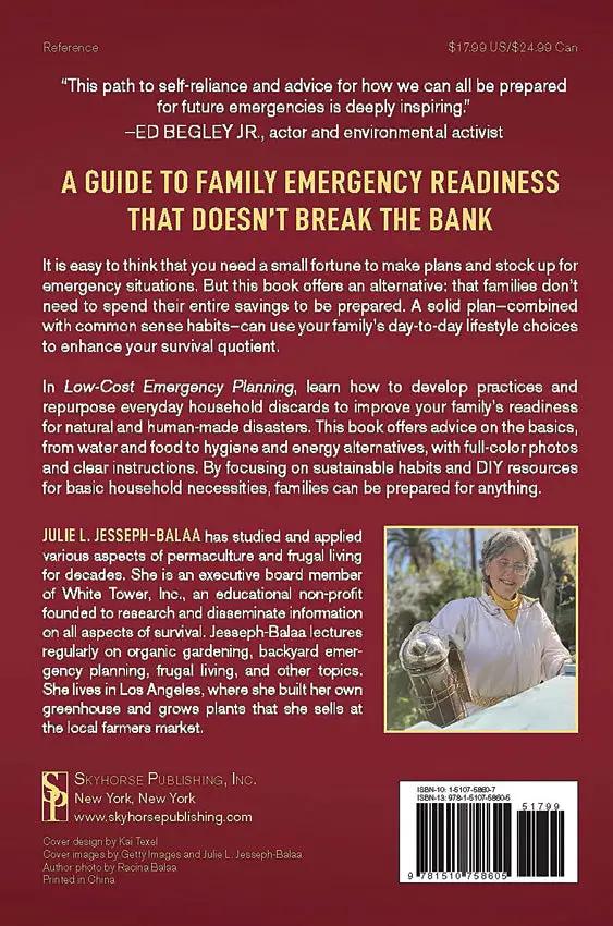 Emergency Plan For Families DIY Disaster Preparedness Guide By Julie L Jesseph Bala by Books
