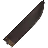 United Cutlery 1909 Bolo Machete - Rugged Outdoor Survival Tool With Satin 14 Inch Blade Leather Sheath Included by United Cutlery