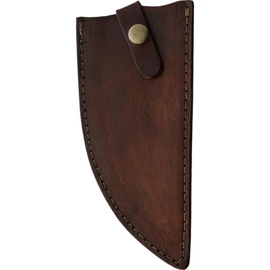BenJahmin Camp Cleaver BK A029 Full Tang 7 Inch Stainless Blade Wood Handle For Campers Lanyard Hole Leather Sheath by BenJahmin Knives