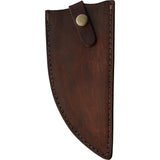 BenJahmin Camp Cleaver BK A029 Full Tang 7 Inch Stainless Blade Wood Handle For Campers Lanyard Hole Leather Sheath by BenJahmin Knives