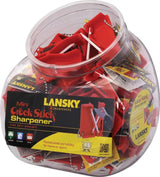 Lansky BKEY30 Mini Crock Stick Set Outdoorsmen Knife Sharpeners 30 Ceramic Rods Compact Red Case by Lansky