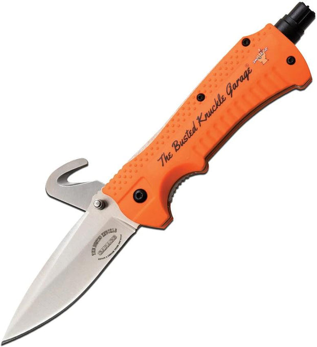 Busted Knuckle Linerlock Orange BKG-FDR001 by Busted Knuckle