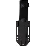 Becker Nessmuk Fixed Blade Knife 1095 CroVan Steel Black Finish Full Tang Ultramid Handle Outdoor Survival Belt Sheath by Becker