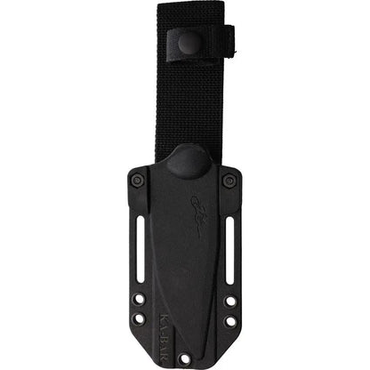 Becker Nessmuk Fixed Blade Knife 1095 CroVan Steel Black Finish Full Tang Ultramid Handle Outdoor Survival Belt Sheath by Becker