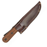 Becker Kephart BK62 Fixed Blade Knife 1095 CroVan Spear Point Walnut Handle Leather Sheath Outdoor Fans by Becker