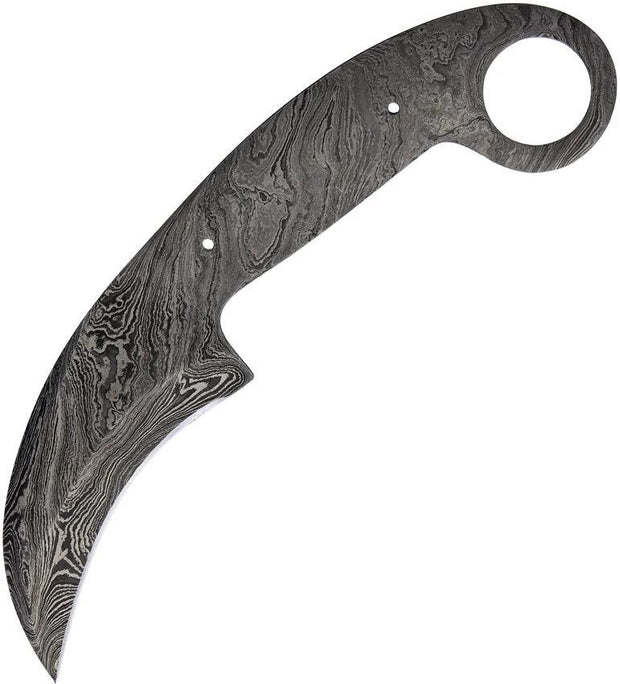 Knifemaking Karambit Knife Blade Damascus SM-APR-BL3 DAMASCUS by Knifemaking