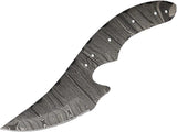 Knifemaking Knife Blade Small Skinner SM-APR-BL17 DAMASCUS by Knifemaking