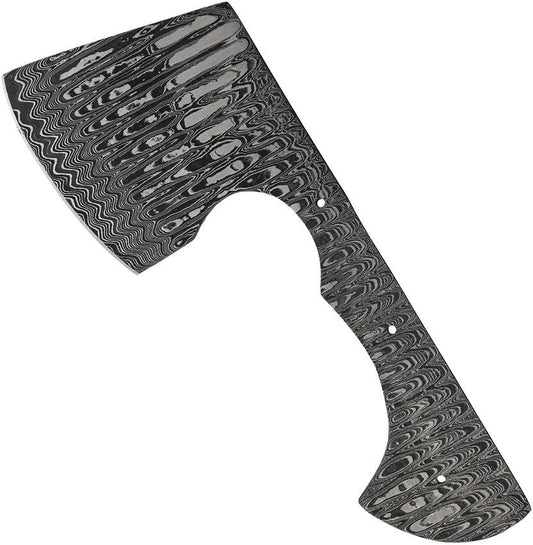 Knifemaking Hatchet Blank Damascus BL159D-BL29 by Knifemaking