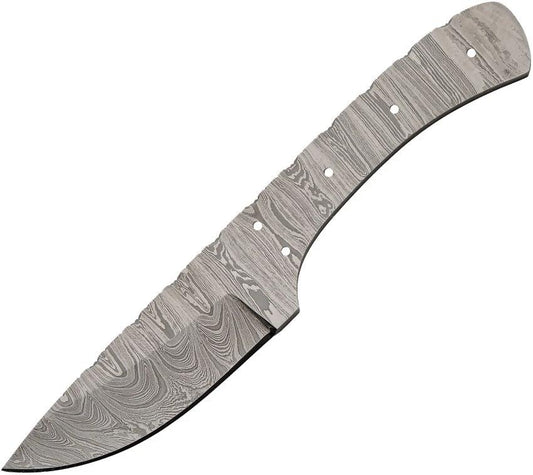 Knifemaking Drop Point Damascus Blank BL-DM2745 by Knifemaking