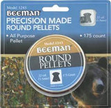 Beeman 22 Cal Round Pellets All Purpose 175 Count Tin Hang Pack For Air Rifles Premium Quality by Beeman