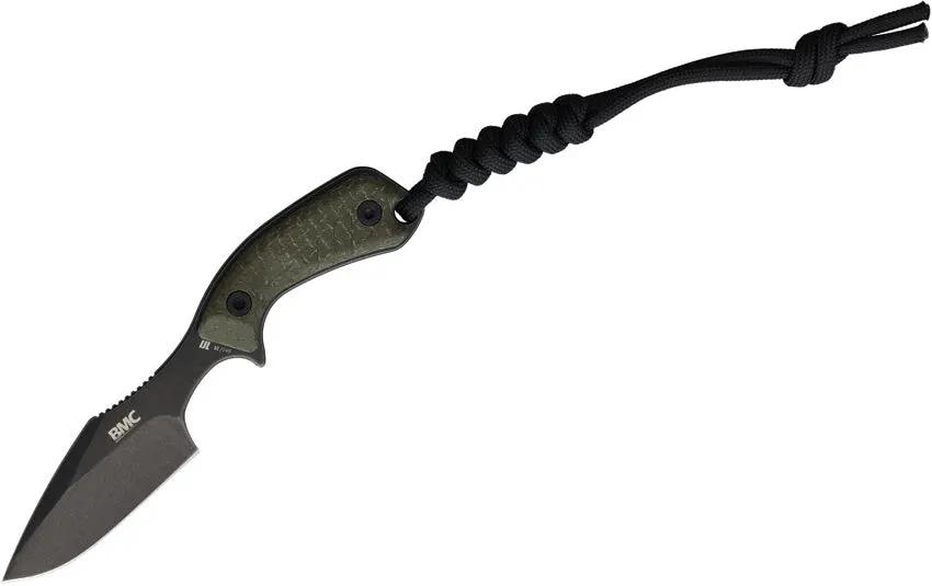 BMC Bladeworks M13 Imp Neck Knife Green For EDC Enthusiasts Compact Rugged Survival Ready by BMC Bladeworks