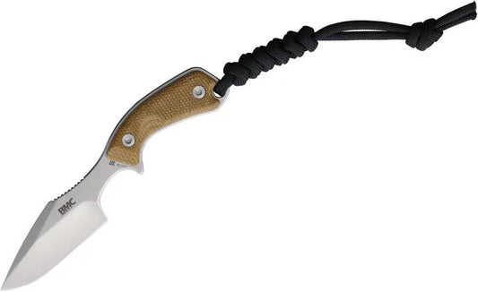 BMC M13 Imp Neck Knife Tan Compact EDC Tactical Neck Knife With Secure Sheath For Outdoorsmen By Bladeworks by BMC Bladeworks