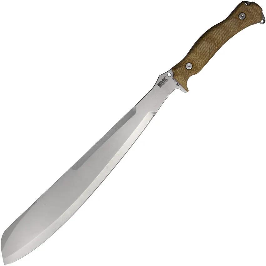 BMC Bladeworks M51 Vanguard Golok Tan Premium Build For Trekking And Bushcraft Outdoorsmen by BMC Bladeworks