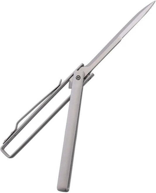 Benchmark Paratrooper Dagger KB19545 Double Edge Stainless Blade Glass Breaker Pocket Clip For Tactical Enthusiasts by Benchmark