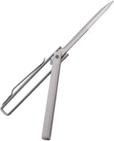 Benchmark Paratrooper Dagger KB19545 Double Edge Stainless Blade Glass Breaker Pocket Clip For Tactical Enthusiasts by Benchmark