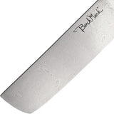 Benchmark Japanese Damascus Chopper Knife 7 Inch High Performance Blade For Outdoor Cooks And Knife Enthusiasts by Benchmark
