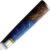 Benchmark Japanese Damascus Chopper Knife 7 Inch High Performance Blade For Outdoor Cooks And Knife Enthusiasts by Benchmark