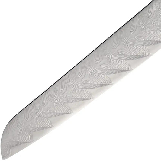 Benchmark Damascus Bread Knife 8 Inch Precision Slices for Home Cooks and Pros Gift Box Included by Benchmark