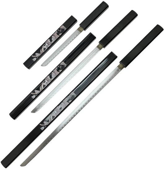 Bishamon Samurai Sword 3 Piece Set SA125BK-DG by Bishamon