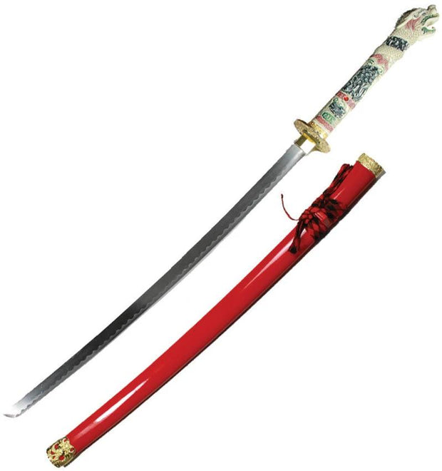 Bishamon Samurai Sword Dragon SA5016RD by Bishamon