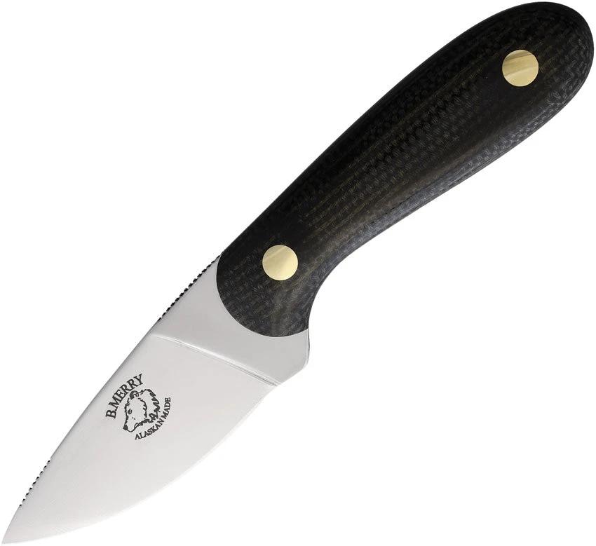 B Merry Hunter Black Micarta BMK-H1 MIC B by B Merry