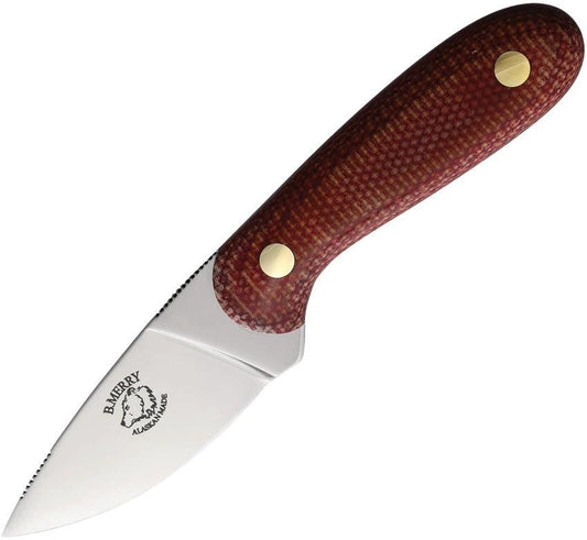 B Merry Hunter Red Micarta BMK-H1 MIC R by B Merry