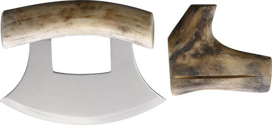 B Merry Ulu Caribou Antler Polished UCAP2 by B Merry