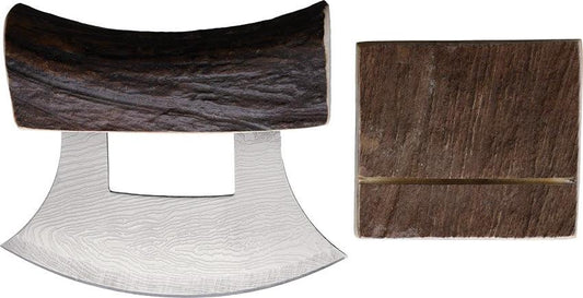 B Merry Ulu Moose Antler Polished UFS-MAN3 by B Merry