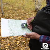 Brunton Tag Along Chill ECOmpass Outdoor Compass With Fahrenheit Thermometer 5 Degree Resolution For Hikers by Brunton