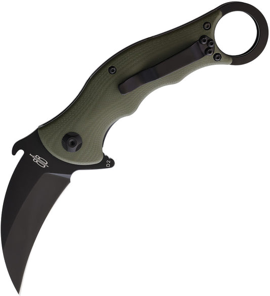 BucknBear Tactical Karambit Linerlock BNB1221KFG