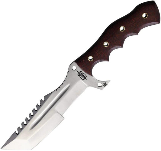 BucknBear Tanto Tracker Red Micarta BNB1221TT by BucknBear