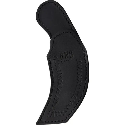 BucknBear Damascus Venom Karambit 7.75in Full Tang Micarta Handle With Ring Belt Clip Leather Sheath For Tactical EDC by BucknBear