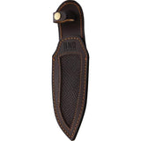 BucknBear Blue Pro Lite Hunter Damascus Knife With Full Tang Micarta Handle And Belt Sheath by BucknBear