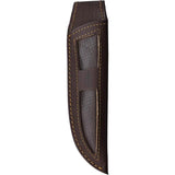 BucknBear Damascus Hunter Knife 4.25In Blade Full Tang Bone Wood Handle Leather Sheath For Outdoorsmen by BucknBear