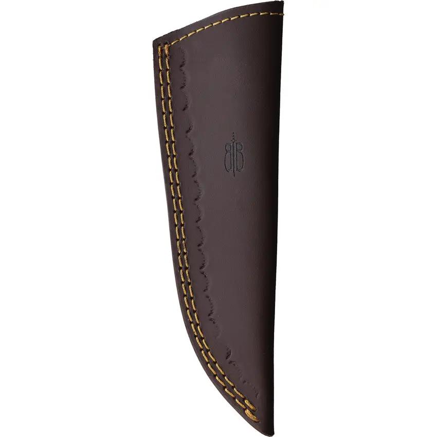 BucknBear Damascus Hunter Knife 4In Blade 8.5In Overall Premium Full Tang Leather Sheath For Hunters by BucknBear