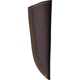 BucknBear Damascus Hunter Knife 4In Blade 8.5In Overall Premium Full Tang Leather Sheath For Hunters by BucknBear