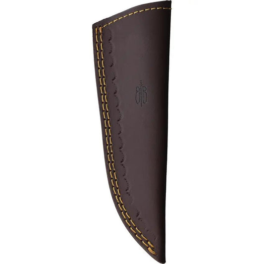 BucknBear Damascus Hunter Knife 4In Blade 8.5In Overall Premium Full Tang Leather Sheath For Hunters by BucknBear