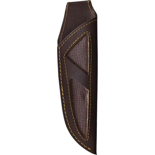 BucknBear Tactical Hunter Knife Full Tang 8.5in Outdoor Tool With 4in Black Stainless Blade Leather Belt Sheath by BucknBear