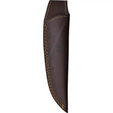 BucknBear Utility Hunter Damascus Knife DP BNB142107 Full Tang Lanyard Hole Leather Sheath Outdoor Enthusiasts by BucknBear