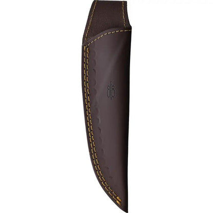 BucknBear Utility Hunter Damascus Knife DP BNB142107 Full Tang Lanyard Hole Leather Sheath Outdoor Enthusiasts by BucknBear