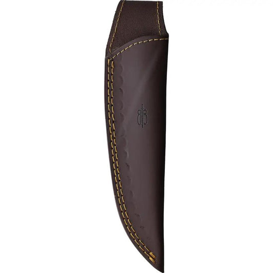 BucknBear Utility Hunter Damascus Knife DP BNB142107 Full Tang Lanyard Hole Leather Sheath Outdoor Enthusiasts by BucknBear