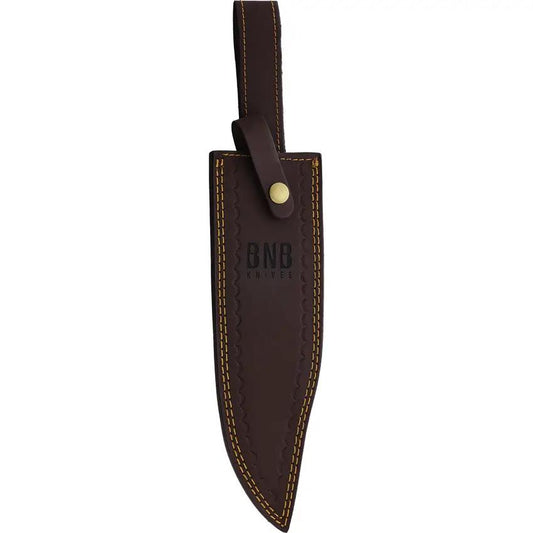 BucknBear Damascus Bowie Knife Stag Handle With Damascus Guard Big Game Texas Edition For Outdoorsmen by BucknBear