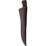 BucknBear Fisherman Fillet Knife 9 Inch Blade Full Tang Durable Wood Handle Leather Belt Sheath For Anglers by BucknBear