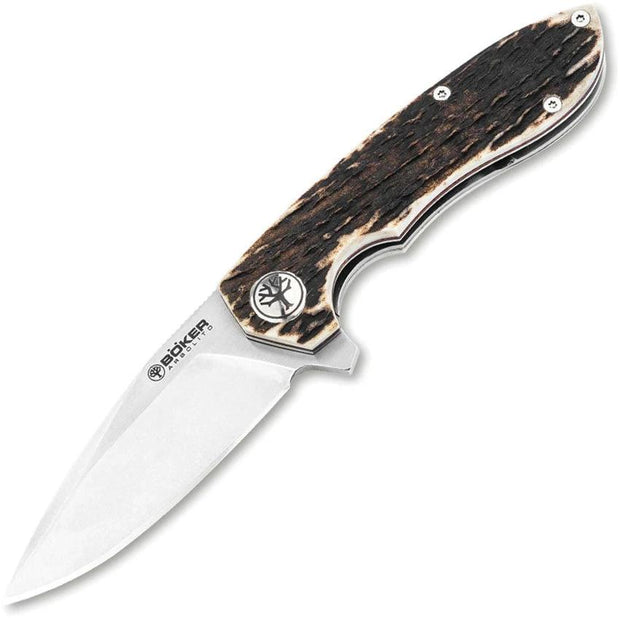 Boker Wilki H Linerlock Stag 01BA3722H by Boker