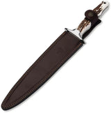 Boker Colmillo HX Fixed Blade Knife With ACX 390 Steel Blade Stag Handle Full Tang For Outdoors Enthusiasts by Boker