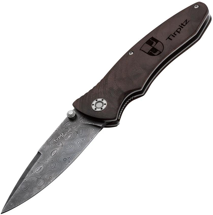 Boker Tirpitz Linerlock Walnut 110192DAM by Boker